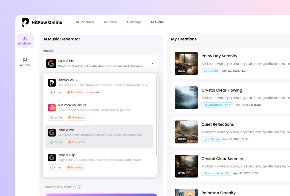 choose AI model for music generation