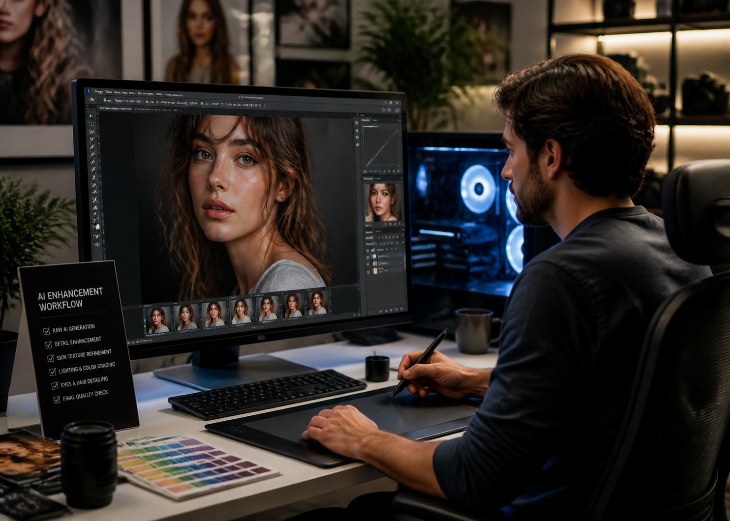 Sharpen Seedream 5.0 Pro AI Portraits