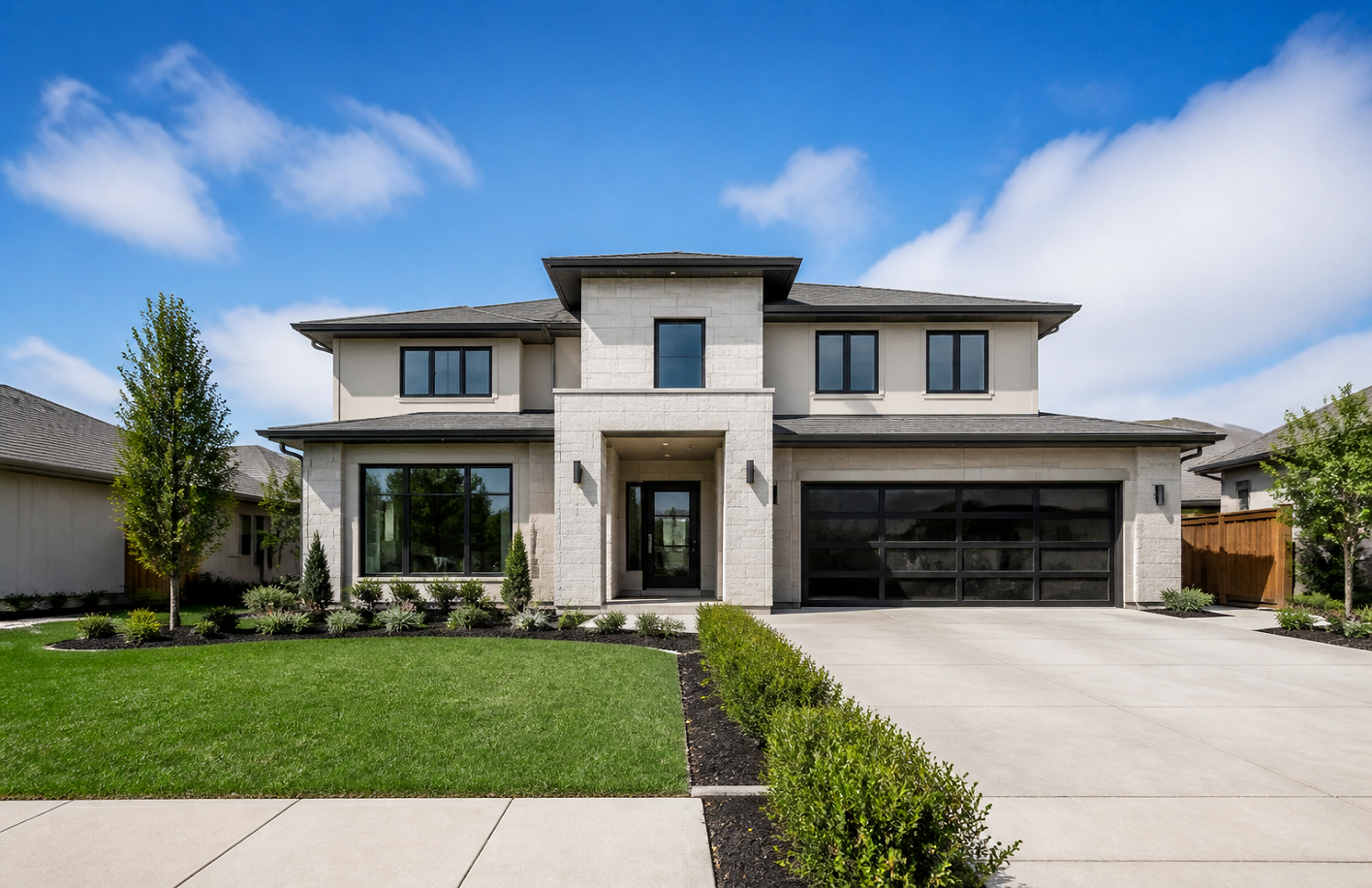Replace Dull Skies for Better Exterior Photos After