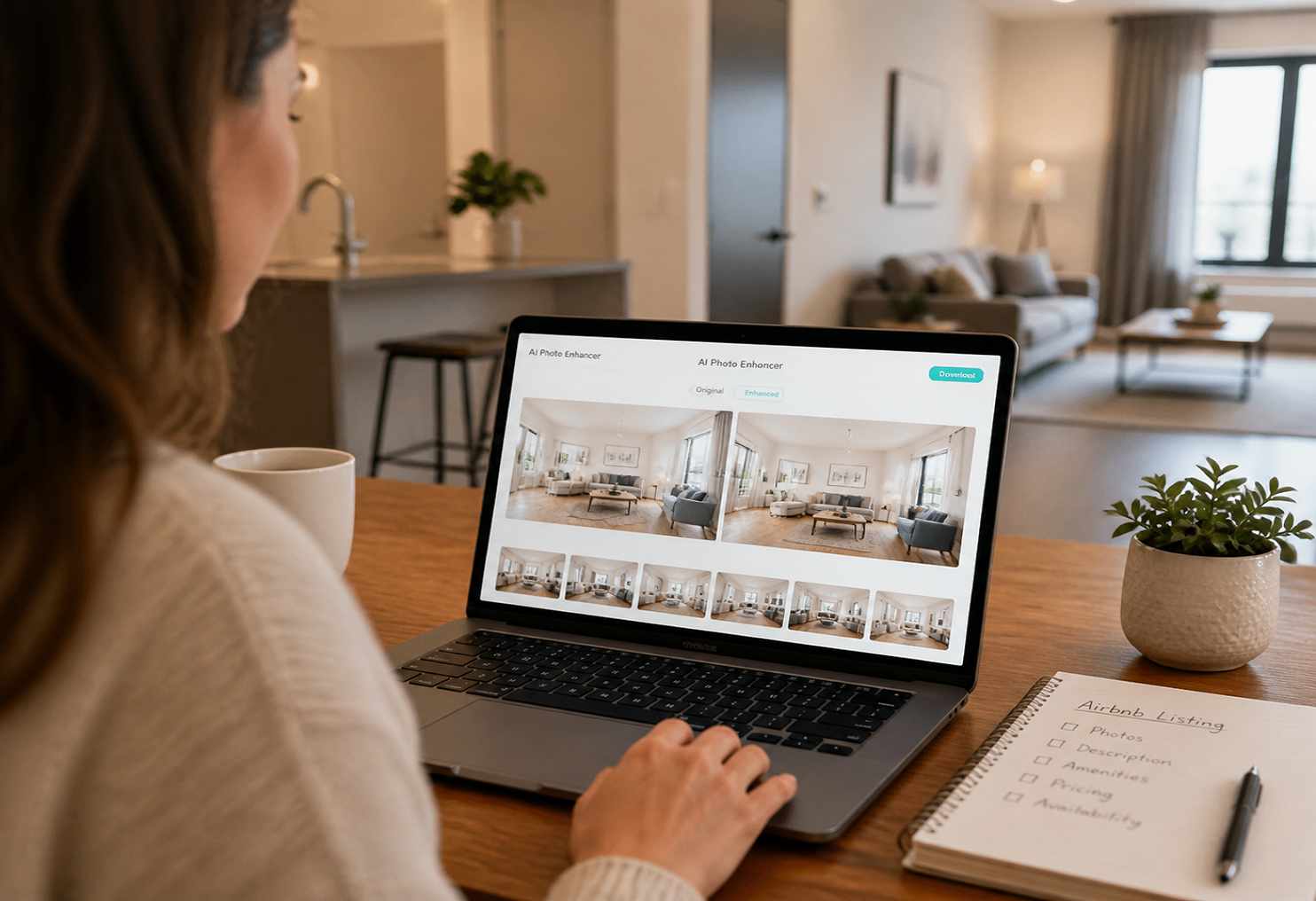 Enhance Apartment and Airbnb Rental Photos