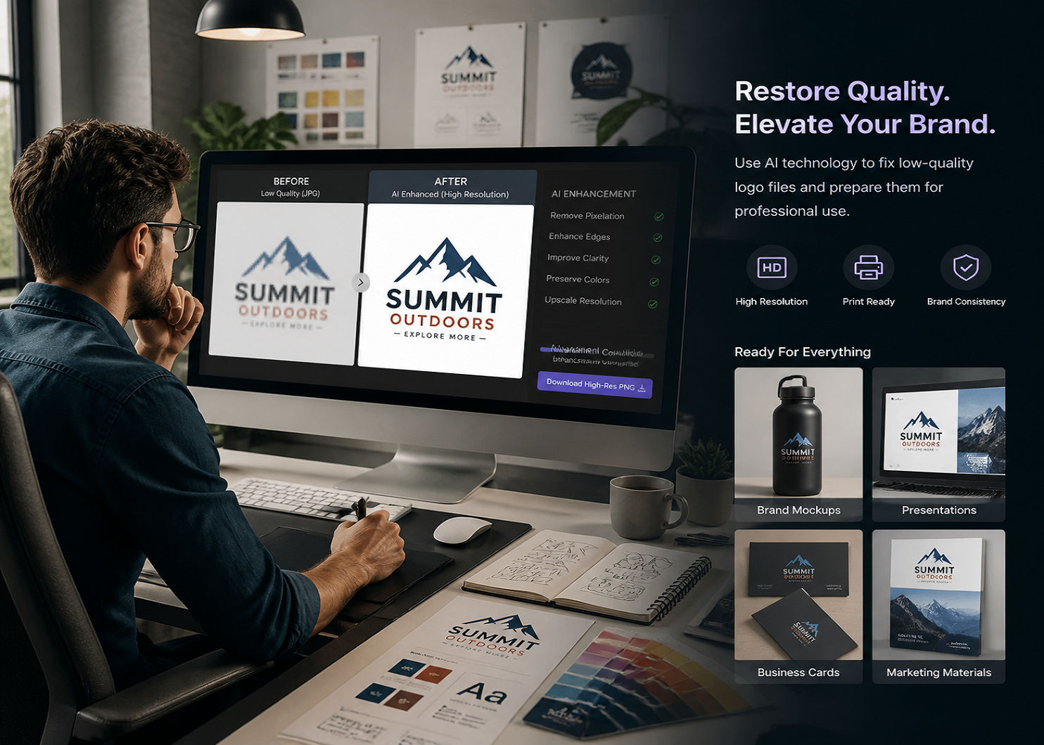 Enhance Designer Logo Assets