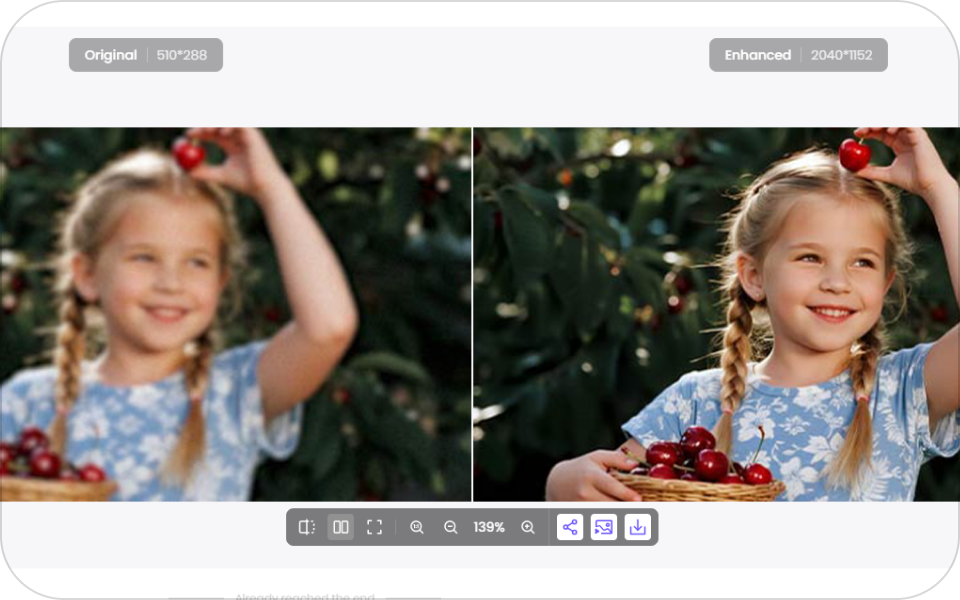 enhanced facial images