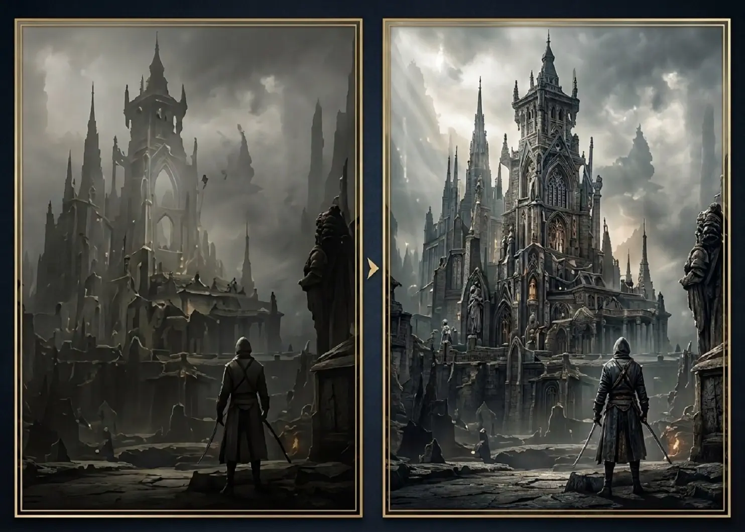 Desenvolvedores de jogos e artistas conceituais
