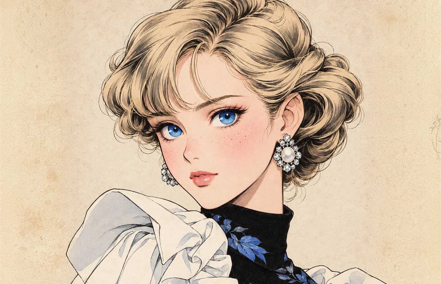 AI enhanced anime image