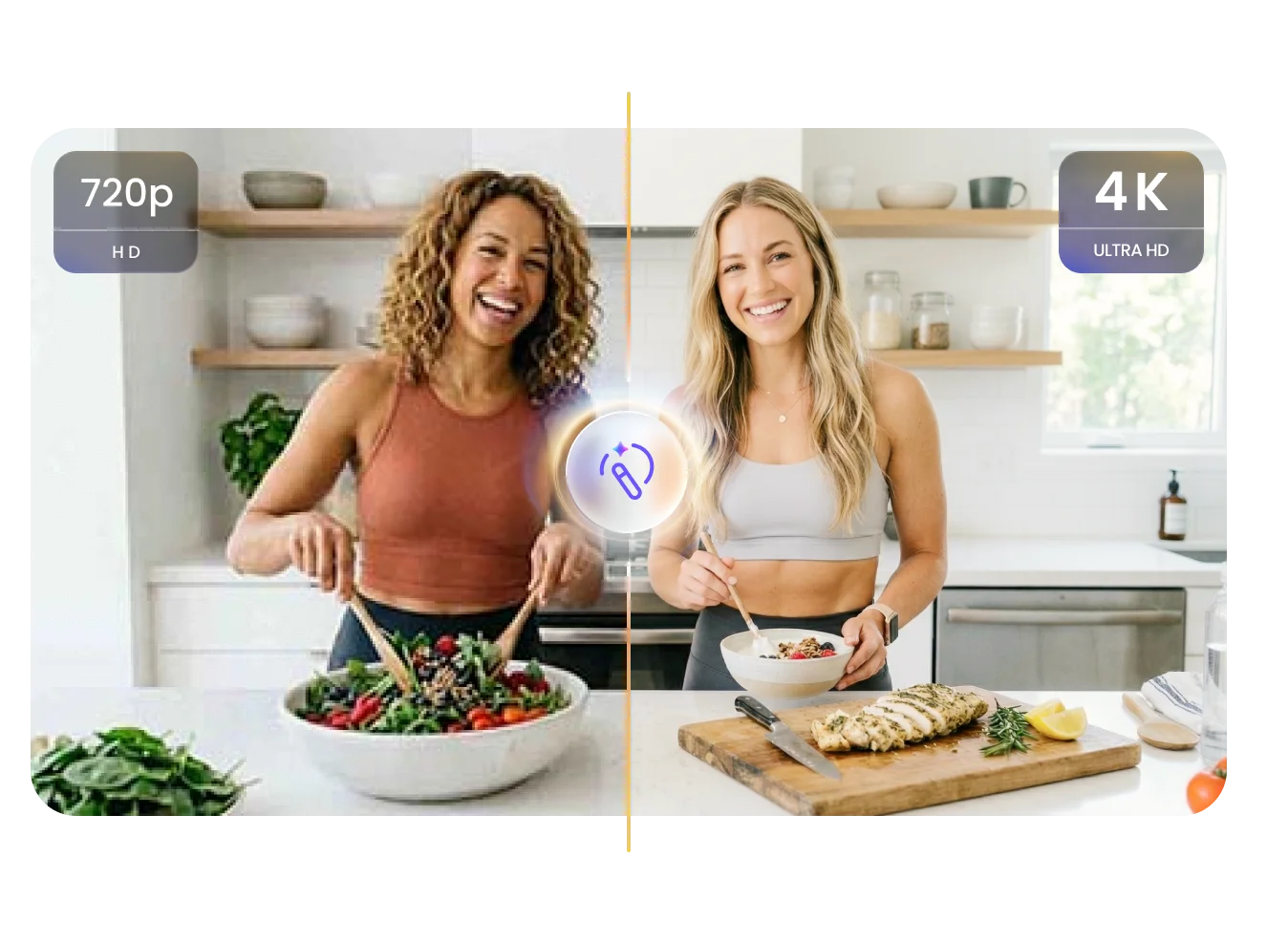 AI increase image resolution to 4K
