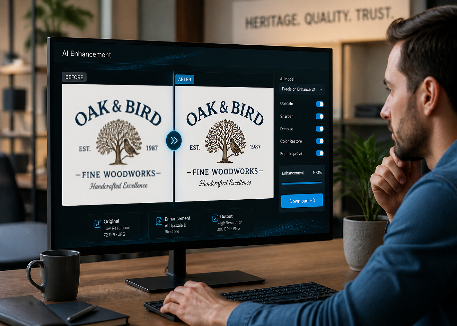 Restore Old Business Logos