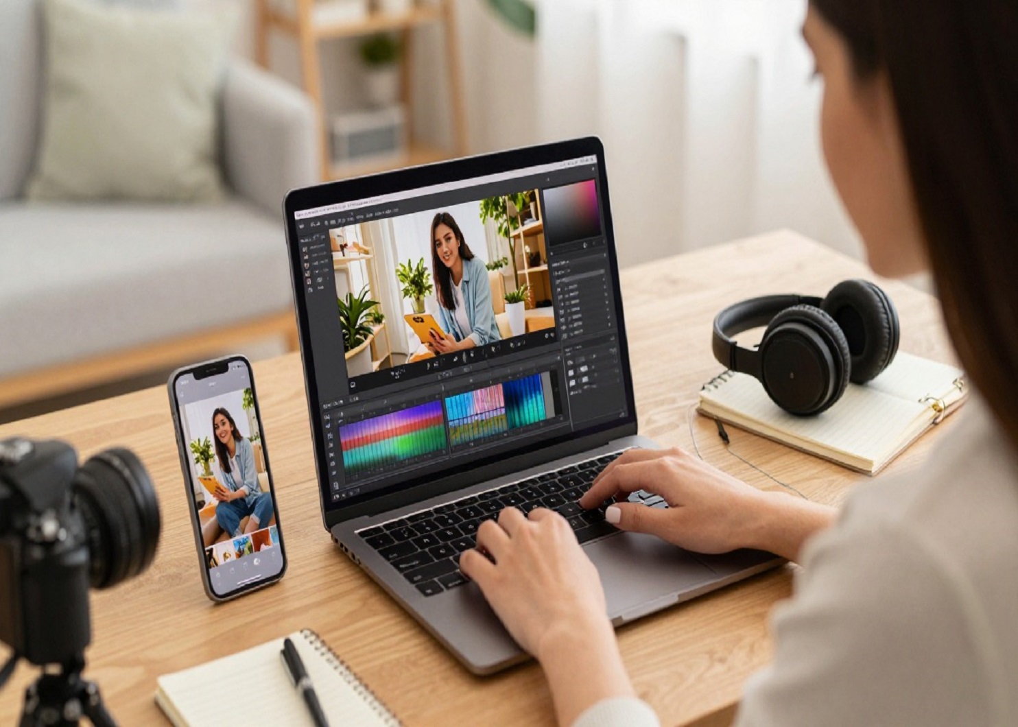 social media creator flux image