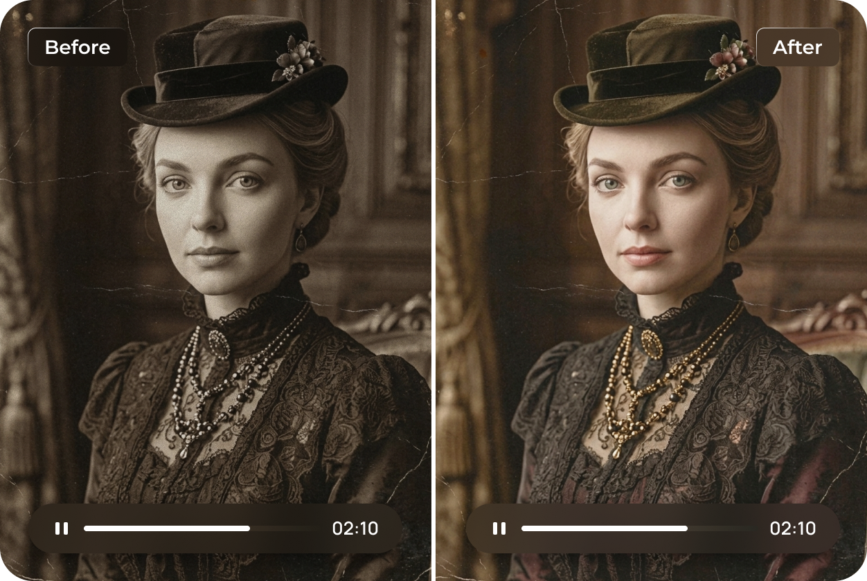 bring faded color back