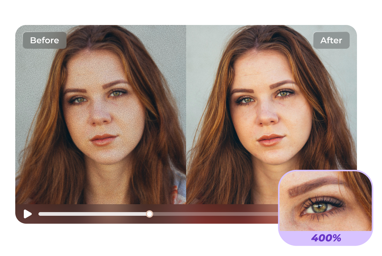 enhance sd video to 4k resolution