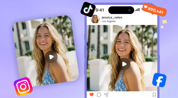 enhance video for social media