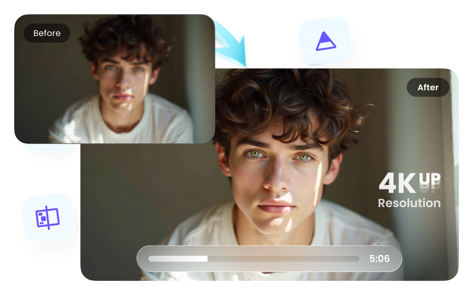 hitpaw online Grok video upscaler