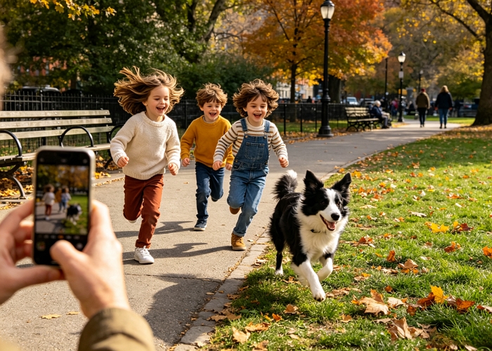 melhorar vídeos de família gravados no iPhone