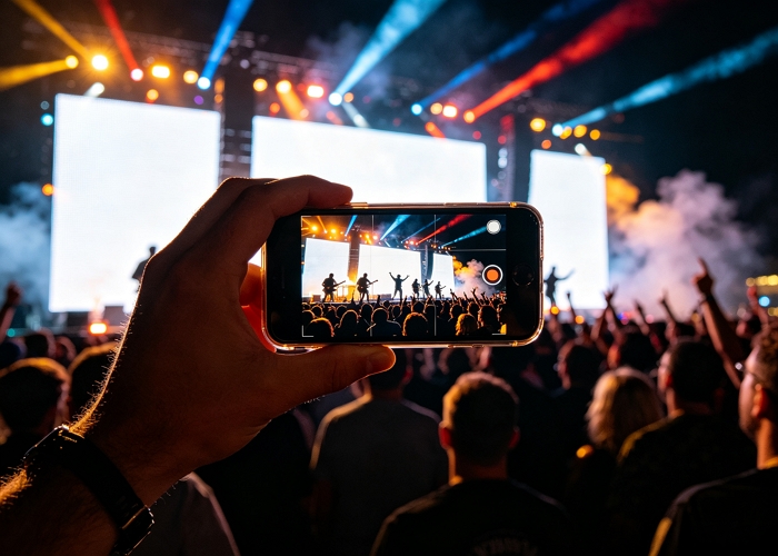 melhorar vídeos de shows e esportes gravados no iPhone