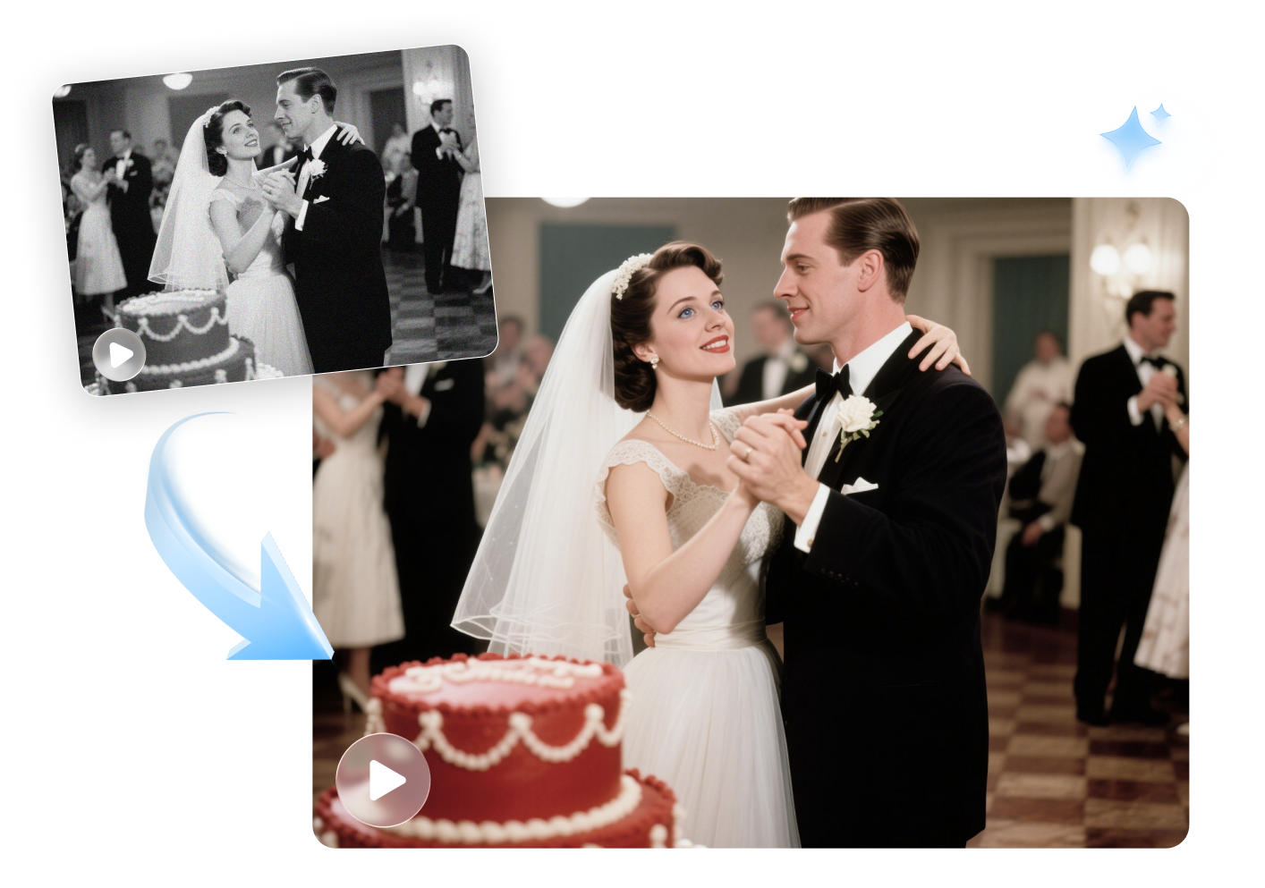old video colorization remaster