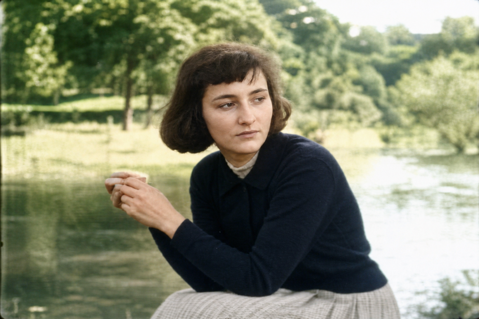 4K colorized old video after AI upscaling and colorization