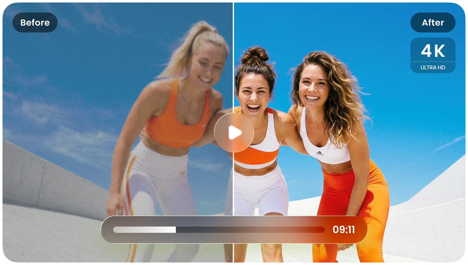 enhance video to 4k online free