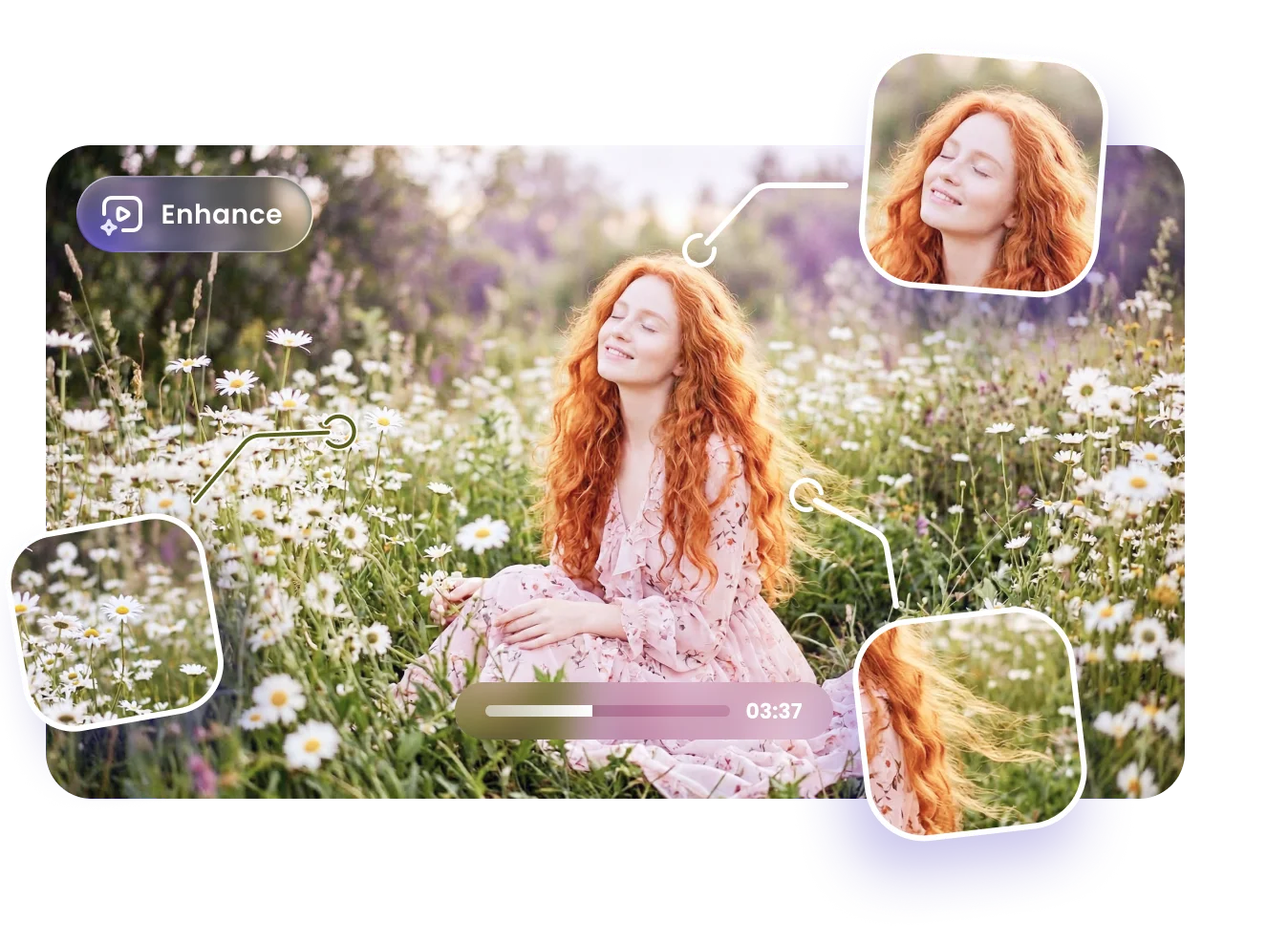 Enhance video to 4K while preserving details