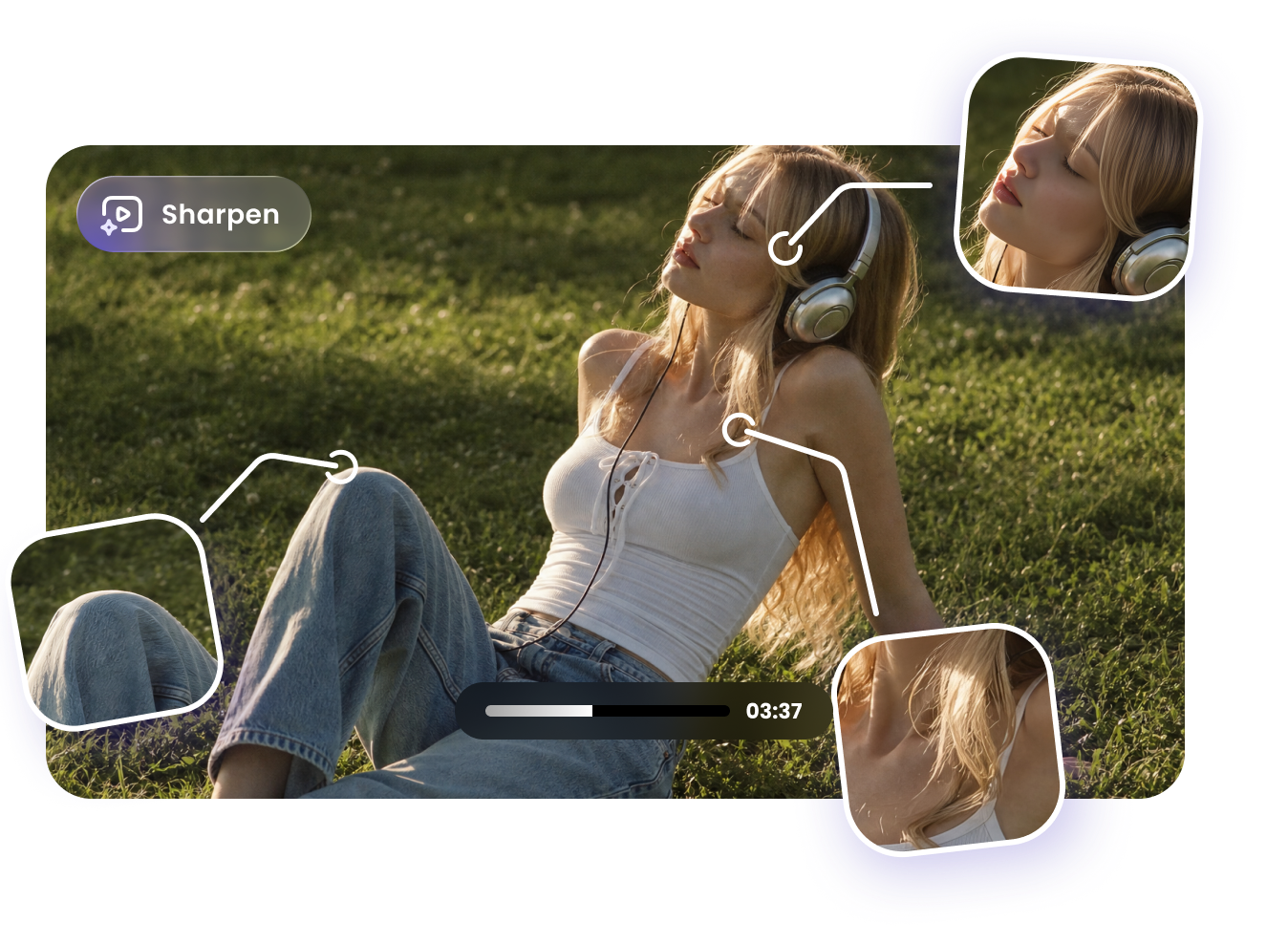 Sharpen blurry videos with AI