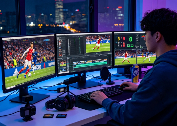 sport video enhancer for content creator