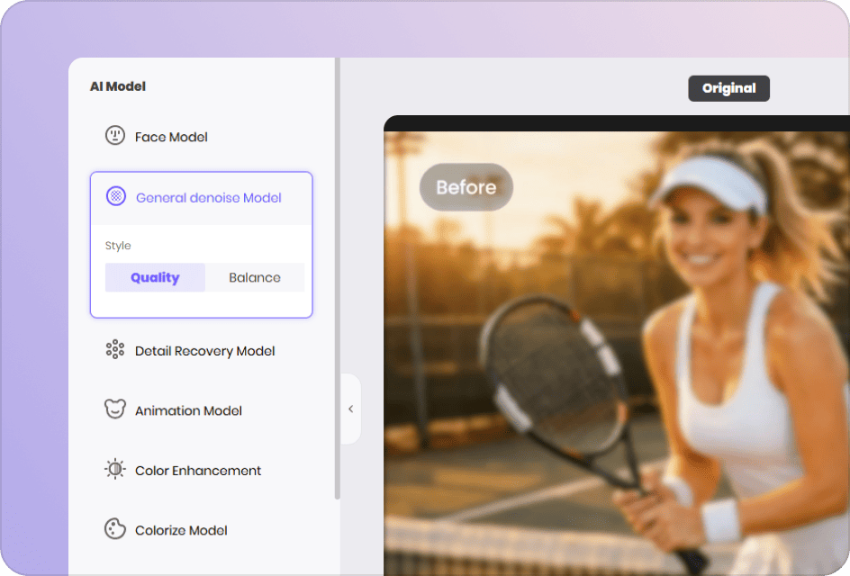 AI blur remover online free