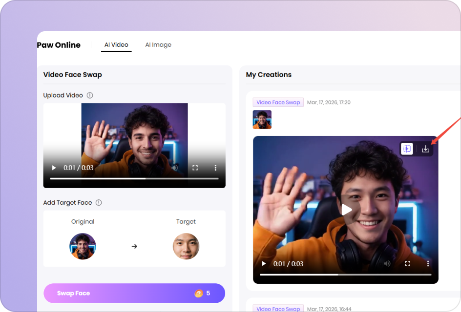 download face swap video