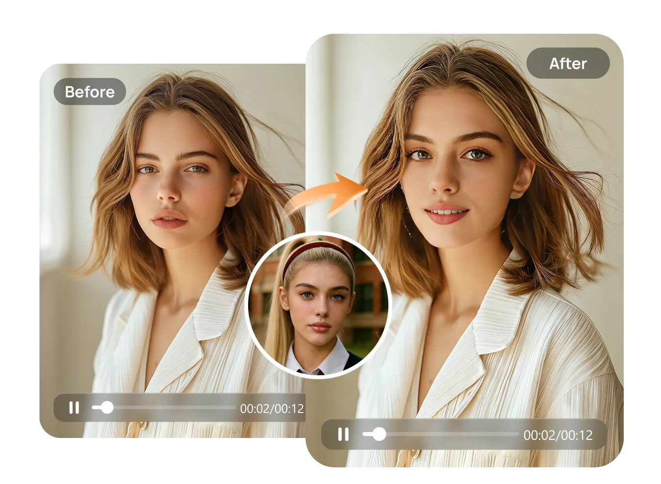 realistic video face swap