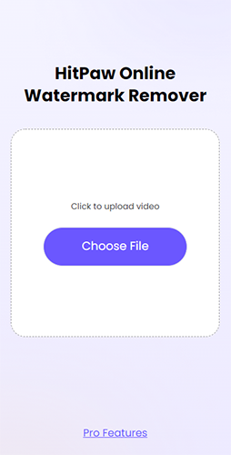 upload original video to remove text