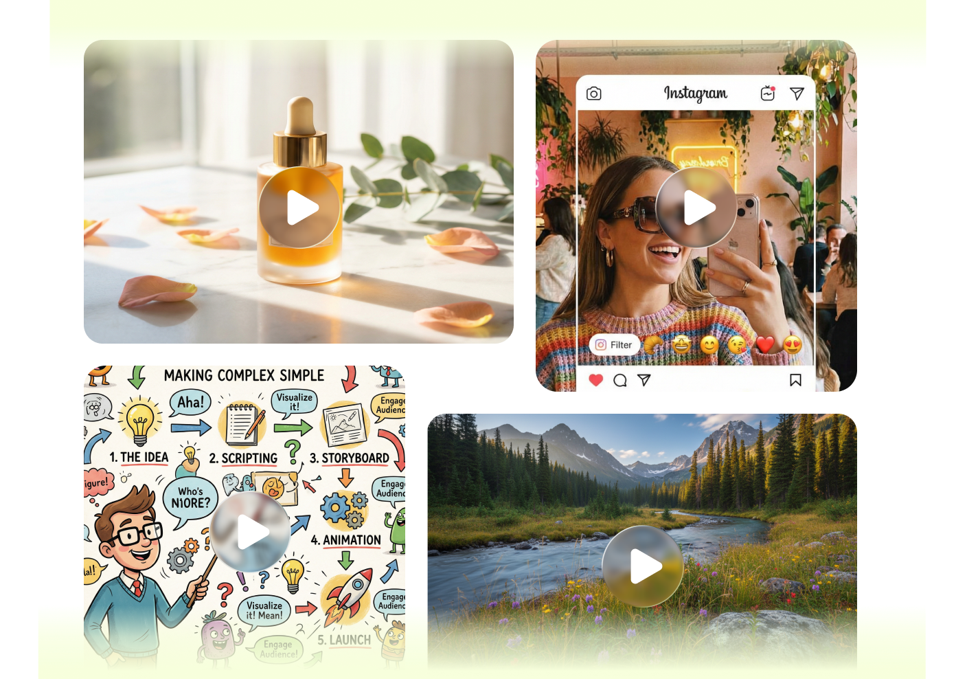 multiple ai video types