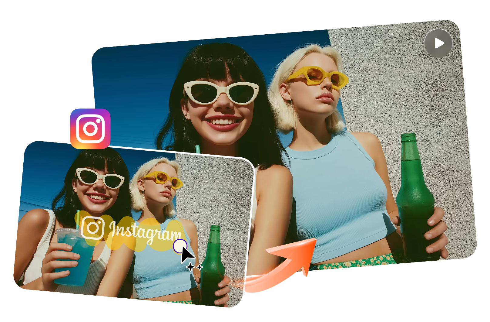 hitpaw online instagram watermark remover bottom banner
