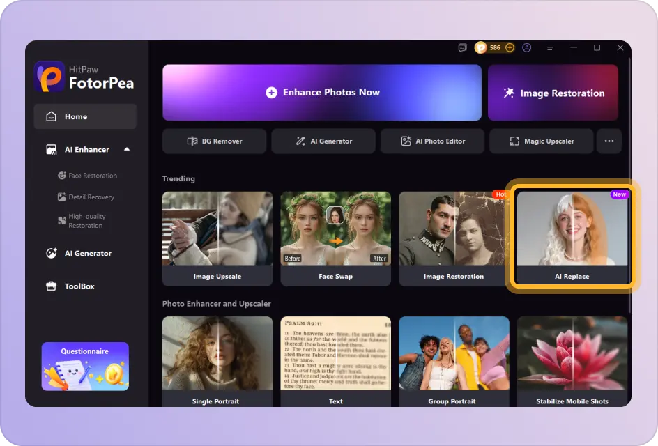 fotorpea ai hairstyle changer