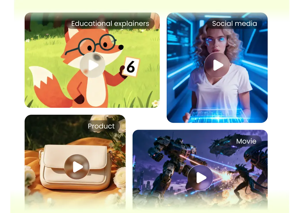 generate videos from text