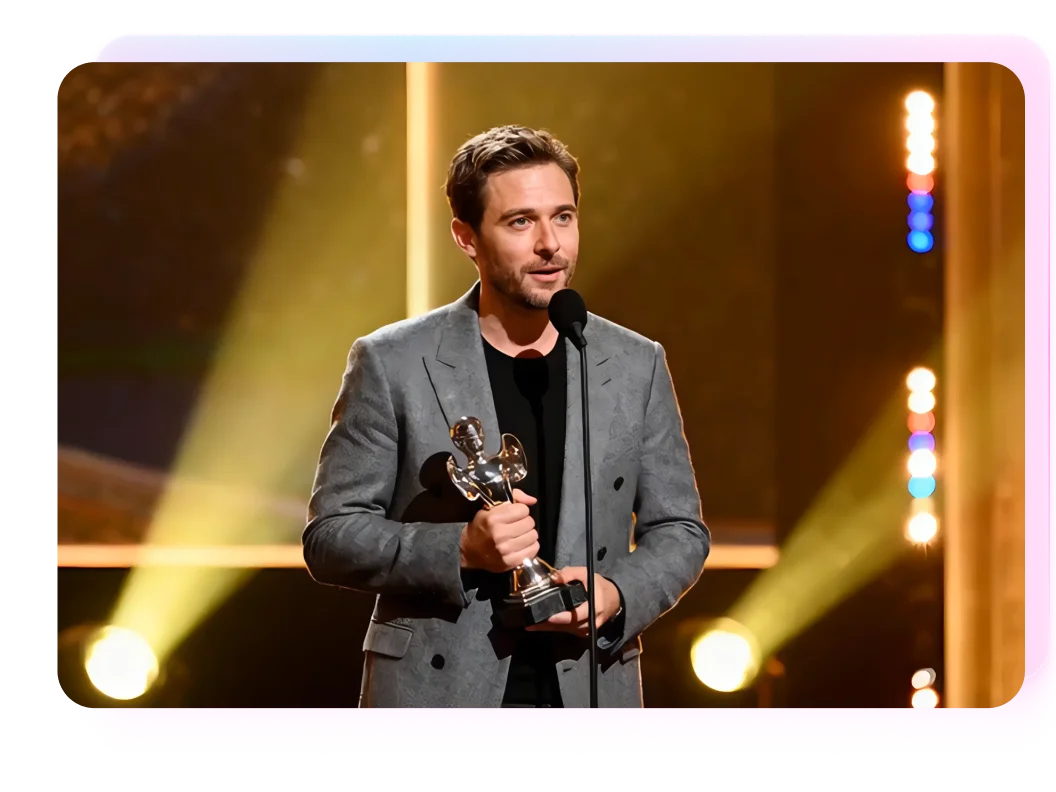 Wan 2.6 AI Video Generator - a man is giving speech