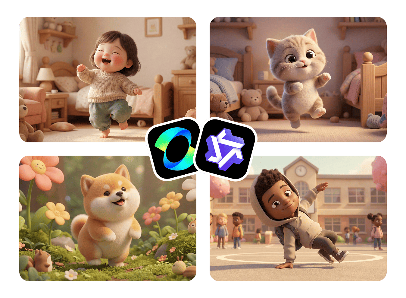 video mimic motion with AI