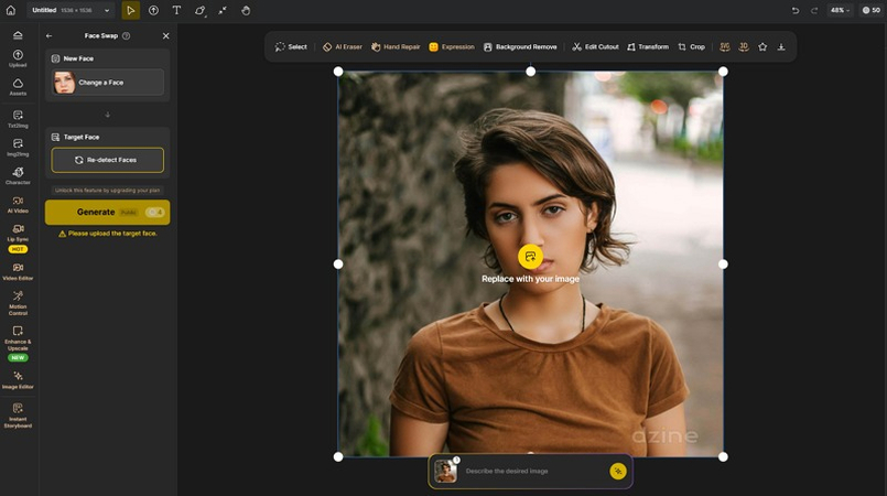 Dzine AI Head Swapper