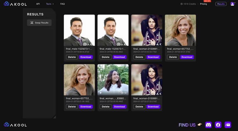 generate and download