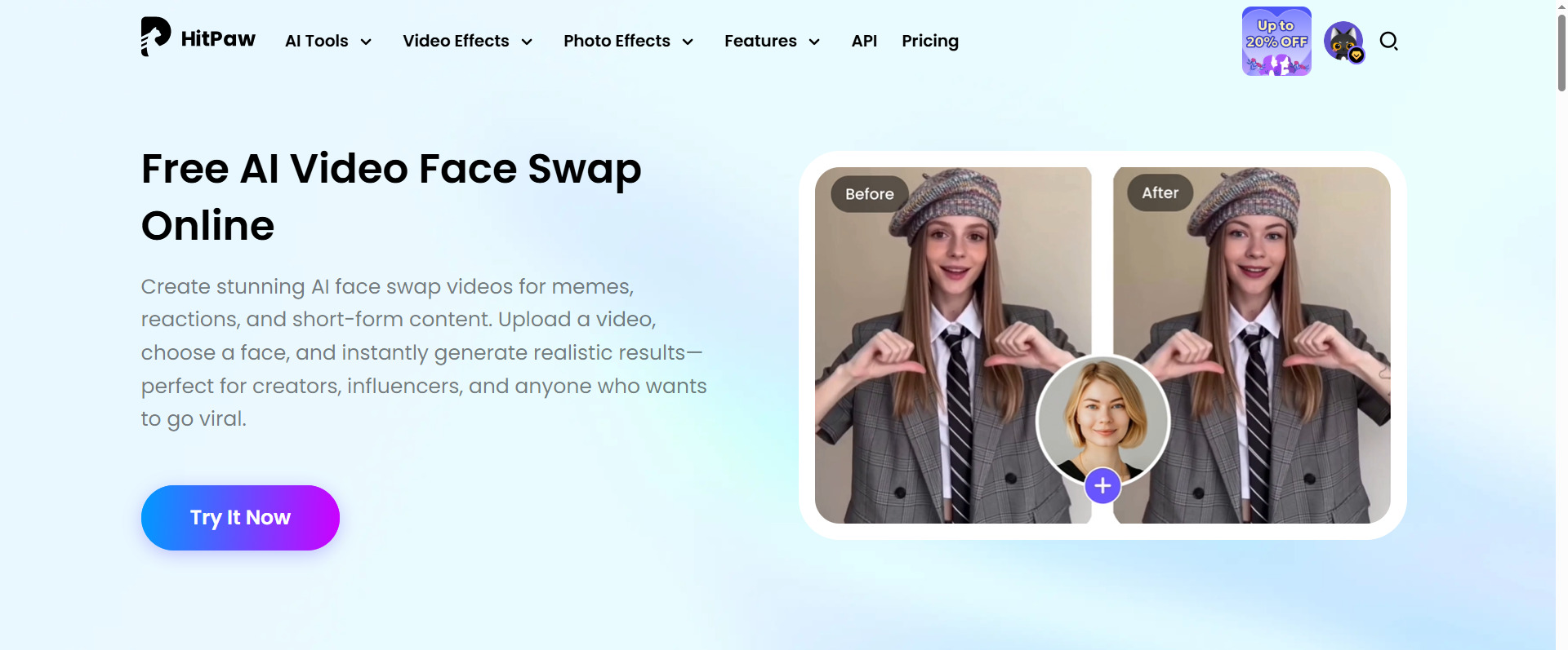hitpaw ai face swap video