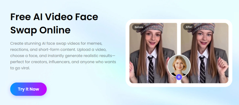 hitpaw online ai video face swap