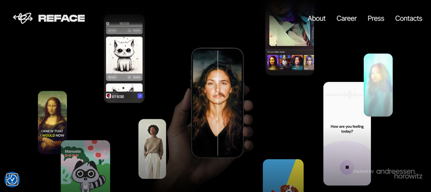 reface mobile face swap app