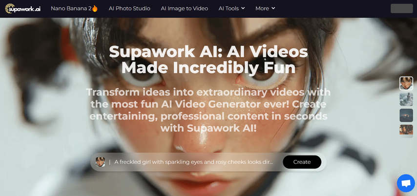 supawork ai video editing tool