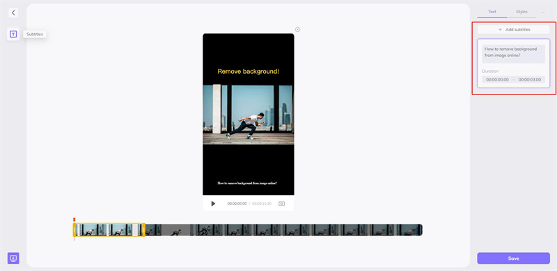 conversor de texto para vídeo grátis online