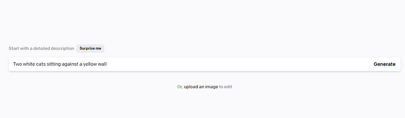 Step 2 to AIGC DALL·E 2 AI Content Generator