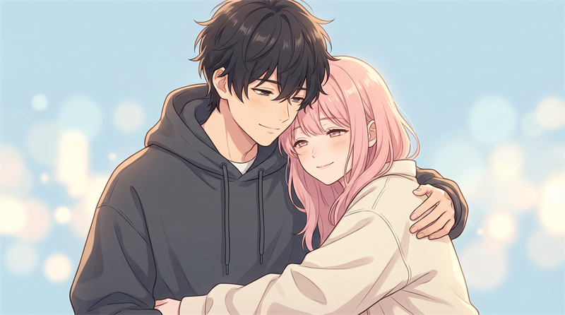 cute couple anime pfp