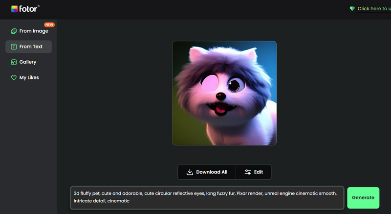 Fotor Furry AI Generated Art