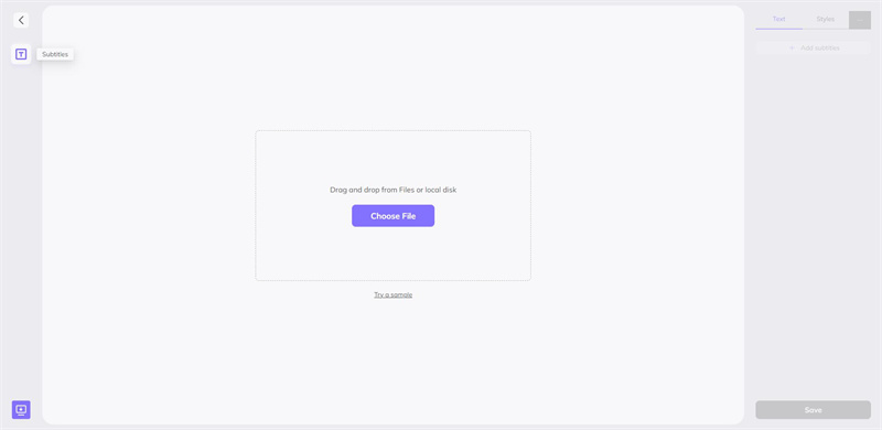 meta texto em vídeo