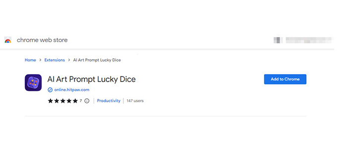 Passo 1 para o HitPaw Lucky Dice AI Prompt Image Generator