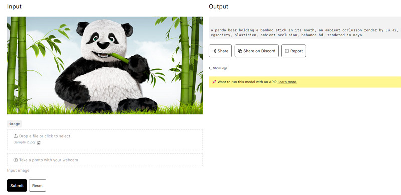 画像をテキストに変換する