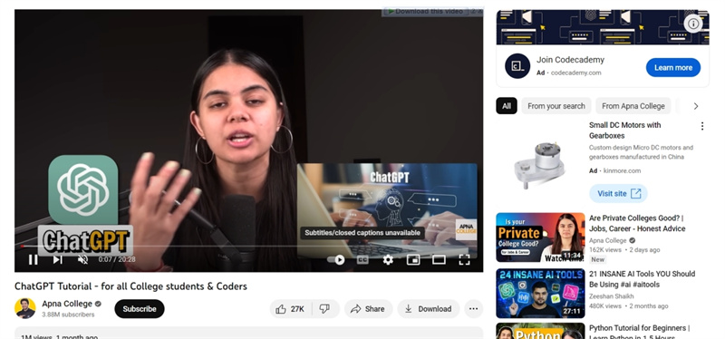 how to get a transcript of any video