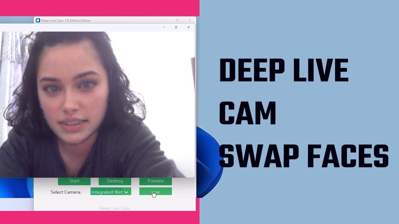 deep live cam real time AI swap