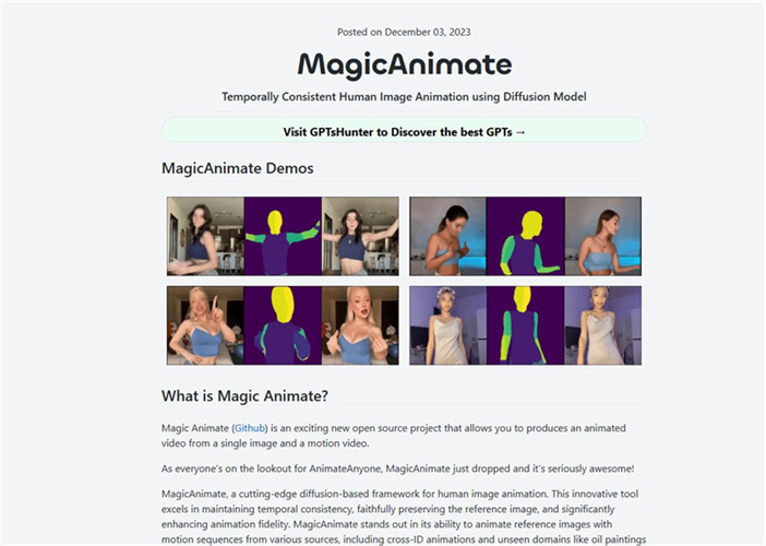 MagicAnimate AI Dance