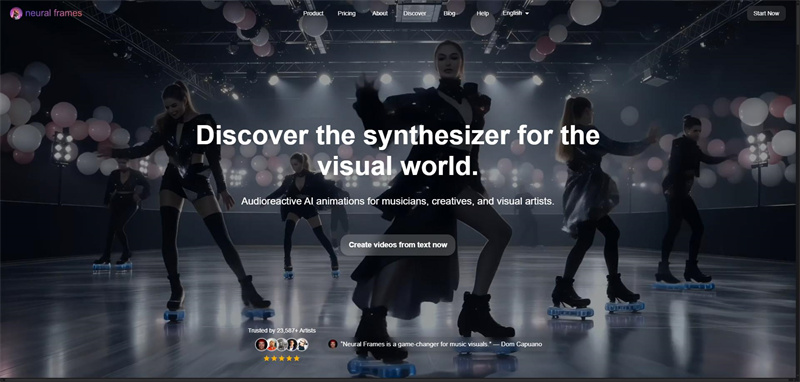 Neural Frames AI Dance Generator